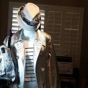 Ralph Lauren Silver Foil Denim Jacket